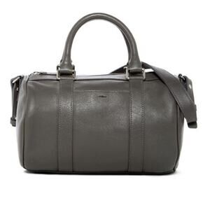 SHINOLA Women's Gunmetal Small Leather Duffle Crossbody Bag